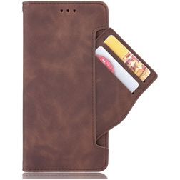 Mobigear Slide Wallet Housse Samsung Galaxy S20 FE Etui Porte-Monnaie - Marron