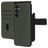 Mobiparts Samsung Galaxy A16 MagSafe Coque Cuir véritable Étui 2en1 avec coque amovible Portefeuille - Vert