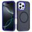 Mobigear Rugged Mag Coque iPhone 16 Pro MagSafe Coque arrière Rigide Anti-Chocs - Bleu Marin