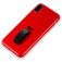 Mobigear Rubber Ring Coque iPhone XS Max Coque arrière Rigide avec Anneau-Support - Rouge