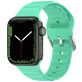 Mobigear Bumpy Bracelet Silicone Apple Watch Fermeture boucle ardillon - 49/46/45/44 mm - Spearmint
