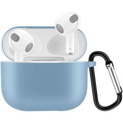 Mobigear Classic Coque Apple AirPods 3 Coque en Silicone Souple - Bleu