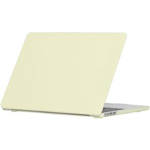 Mobigear Cream Matte MacBook Air 13 Pouces (2022-2026) Coque - Jaune - Model A2681 / A3113 / A3240 / A3449