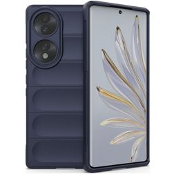 Mobigear Bumpy Coque HONOR 70 Coque arrière en TPU Souple - Dark Blue