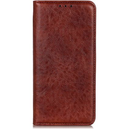Mobigear Classic Elegance Housse Motorola Moto G60s Etui Porte-Monnaie - Marron
