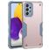 Mobigear Non-slip Armor Coque Samsung Galaxy A73 Coque arrière Rigide Anti-Chocs - Rose doré