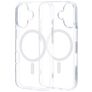 Mobiparts Hardcover Coque Transparente iPhone 16 MagSafe Coque arrière Rigide - Transparent