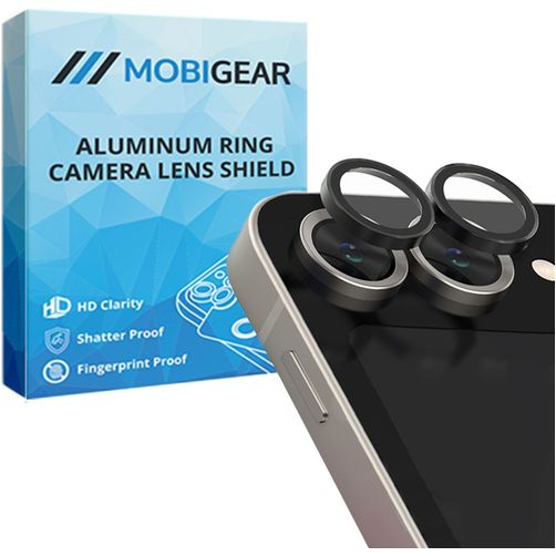 Mobigear Single Samsung Galaxy Z Flip 7 FE Verre trempé Protection Objectif Caméra - Compatible Coque - Noir