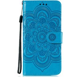 Mobigear Mandala Housse Huawei P40 Pro Etui Porte-Monnaie - Bleu