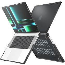Mobigear Shockproof Pro MacBook Pro 14 Pouces (2021-2026) Coque - Noir - Model A2442 / A2779 / A2918 / A2992 / A3401 / A3112 / A3434 / A3427 / A3426