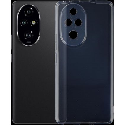Mobigear Ultra Thin Coque Transparente HONOR 200 Coque arrière en TPU Souple Extra-fin - Transparent