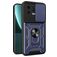 Mobigear Armor Ring Cam Slide Coque Xiaomi 13 Coque arrière Rigide Anti-Chocs avec Anneau-Support et Protecteur Lentilles - Bleu
