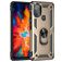 Mobigear Armor Ring Motorola Moto G50 Plastique rigide Coque arrière Antichoc avec bague de maintien - Or