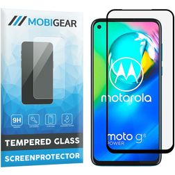 Mobigear Premium Motorola Moto G8 Power Verre trempé Protection d'écran - Compatible coque - Noir