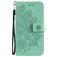 Mobigear Flowers OPPO A54 5G Étui Portefeuille - Turquoise