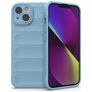 Mobigear Bumpy Coque iPhone 14 Coque arrière en TPU Souple - Bleu