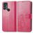 Mobigear Clover Housse TCL 305 Etui Porte-Monnaie - Magenta