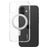 CARE by PanzerGlass Feature Case Coque iPhone 16 MagSafe Coque arrière Rigide - Transparent / Argent