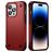Mobigear Slim Armor Coque iPhone 14 Pro Max Coque arrière Rigide Anti-Chocs - Rouge
