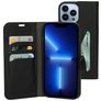 Mobiparts Classic Wallet Housse iPhone 13 Pro Max Etui Porte-Monnaie - Noir