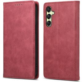 Mobigear Wallet Housse Samsung Galaxy A16 Etui Porte-Monnaie - Rouge