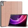 Mobigear Tri-Fold Coque Lenovo Tab P11 Gen 2 Etui - Rose doré