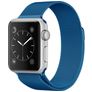 Mobigear Color Loop Bracelet Milanais Apple Watch Fermeture magnétique - 42/41/40/38 mm - Dark Blue