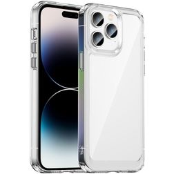 Mobigear Crystal Coque Transparente iPhone 14 Pro Coque arrière Rigide - Transparent