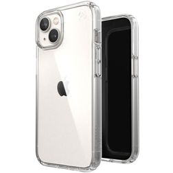Speck Presidio Perfect Clear Coque Transparente iPhone 14 Coque arrière Rigide Anti-Chocs - Transparent