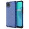 Mobigear Honeycomb Coque Realme C11 (2020) Coque arrière Rigide Anti-Chocs - Bleu