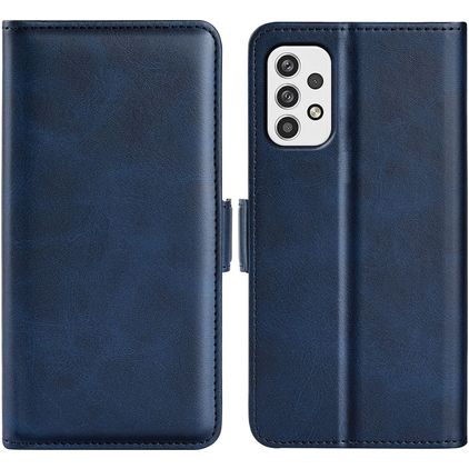 Mobigear Slim Magnet Housse Samsung Galaxy A23 Etui Porte-Monnaie - Dark Blue
