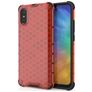Mobigear Honeycomb Xiaomi Redmi 9A Plastique rigide Coque arrière Antichoc - Rouge