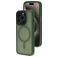 Mobiparts Hardcover Coque iPhone 15 Pro MagSafe Coque arrière Rigide - Satin Green