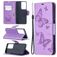 Mobigear Butterfly Samsung Galaxy S21 Ultra Étui Portefeuille - Violet