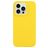 Mobigear Colors Coque iPhone 14 Pro Max Coque arrière en TPU Souple - Jaune