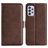 Mobigear Slim Magnet Housse Samsung Galaxy A73 Etui Porte-Monnaie - Marron