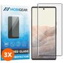 Mobigear Premium Google Pixel 6 Pro Verre trempé Protection d'écran - Compatible Coque - Noir (Lot de 3)