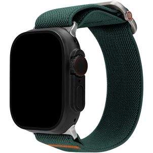Mobilize Elastic Bracelet Nylon Apple Watch Bracelet élastique - 49/46/45/44 mm - Vert