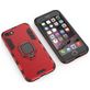 Mobigear Armor Ring Coque iPhone 8 Coque arrière Rigide Anti-Chocs avec Anneau-Support - Rouge