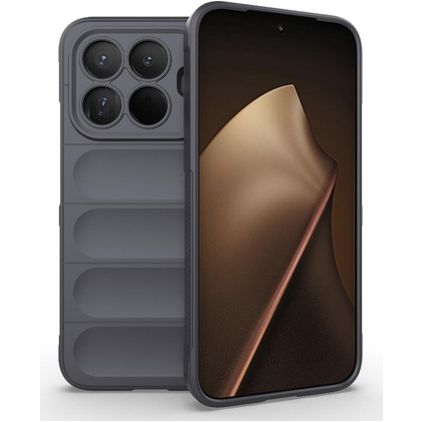 Mobigear Bumpy Coque Xiaomi 15T Pro Coque arrière en TPU Souple - Gris