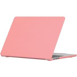 Mobigear Cream Matte MacBook Air 13 pouces (2022-2026) Coque rigide pour MacBook - Rose - Modèle A2681 / A3113 / A3240 / A3449