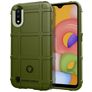 Mobigear Rugged Shield Coque Samsung Galaxy A01 Coque arrière en TPU Souple Anti-Chocs - Vert