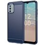 Mobigear Brushed Slim Coque Nokia G42 Coque arrière en TPU Souple - Bleu