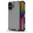Mobigear Honeycomb Coque iPhone 16 Coque arrière Rigide Anti-Chocs - Noir