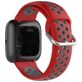 Mobigear Sport Plus Buckle Bracelet Silicone Fitbit Versa 2 Fermeture boucle ardillon - Rouge / Gris