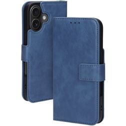Mobiparts Classic Wallet MagSafe iPhone 16 Étui Portefeuille - Steel Blue