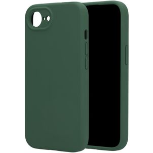 Mobiparts Coque iPhone 16e Coque arrière en Silicone - Forest Green