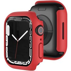 Mobigear Colors Coque Apple Watch - 45 mm Thin Coque Rigide - Rouge