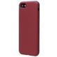 Mobiparts Coque iPhone SE (2022) Coque arrière en Silicone - Plum Red