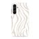 MIO Samsung Galaxy A55 MagSafe Plastique rigide Coque arrière - Sandy Zebra